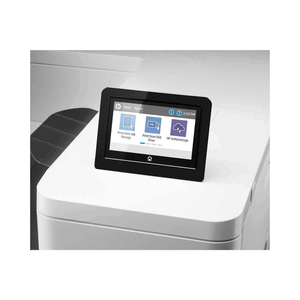 slide 1 of 20, show larger image, hp color laserjet enterprise m856dn