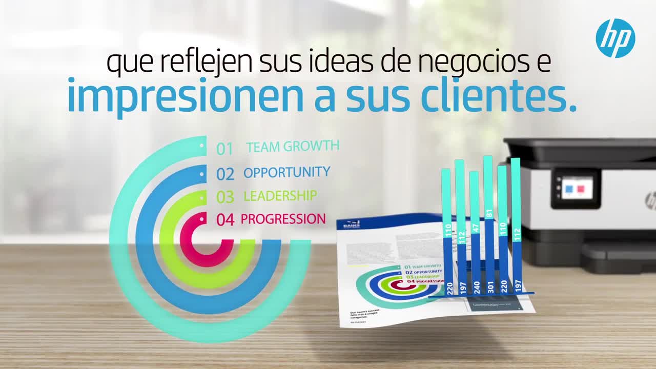 Original HP Ink Cartridges and Bottles (SMB) - Hero video 3D (16:9)- Spanish LATAM