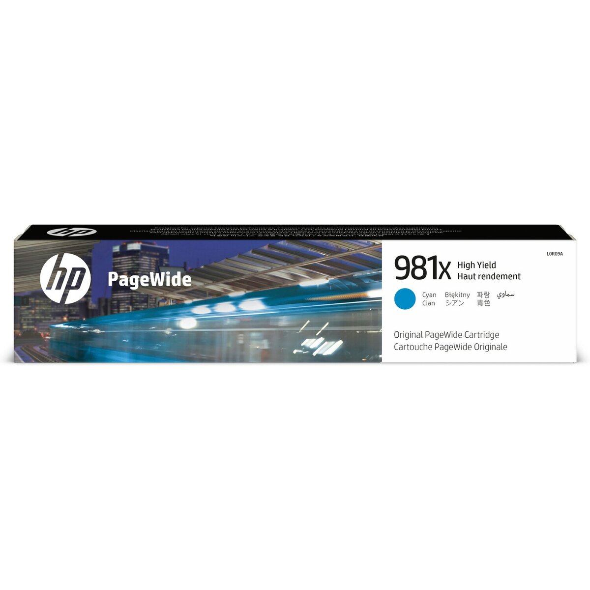 slide 1 of 1, show larger image, hp 981x high yield cyan original pagewide cartridge