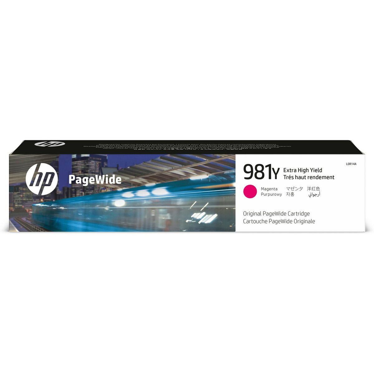 slide 1 of 1, show larger image, hp 981y extra high yield magenta original pagewide cartridge