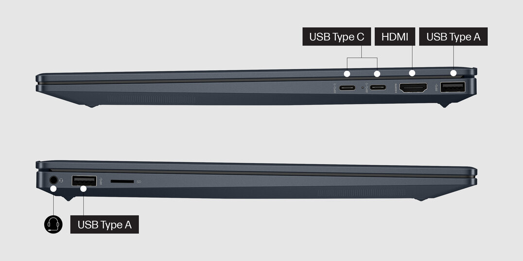 Notebook HP Pavilion Plus 14-EH0103LA i7-1255U, RTX 2050, Ram 16GB