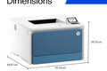 slide 1 of 20, zoom in, hp color laserjet enterprise 4701dn printer