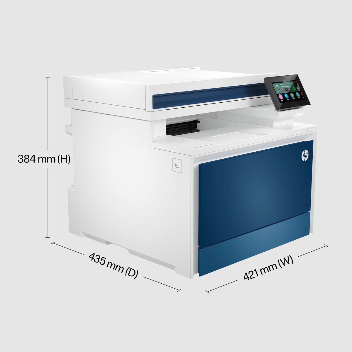 slide 1 of 15, show larger image, hp color laserjet pro mfp 4302dw printer