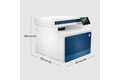 slide 1 of 15, zoom in, hp color laserjet pro mfp 4302dw printer