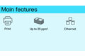slide 5 of 11, zoom in, hp color laserjet pro 4202dn printer