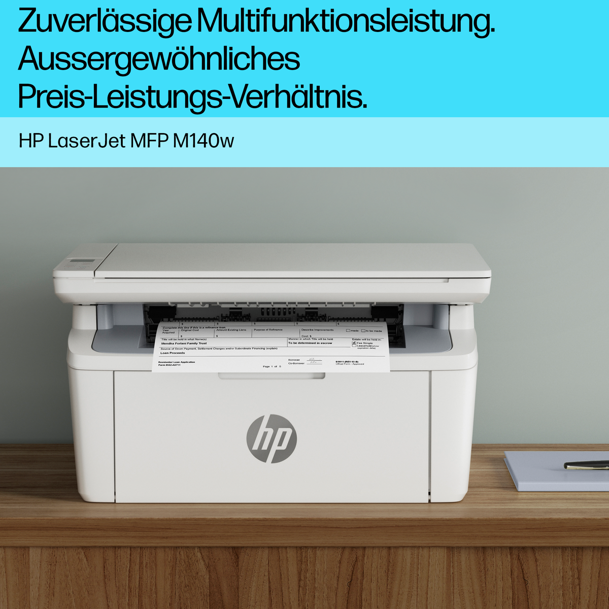 folie 12 von 20, vergrößern, hp laserjet mfp m140w drucker