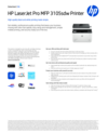 HP Laserjet Pro MFP 3105sdw Printer