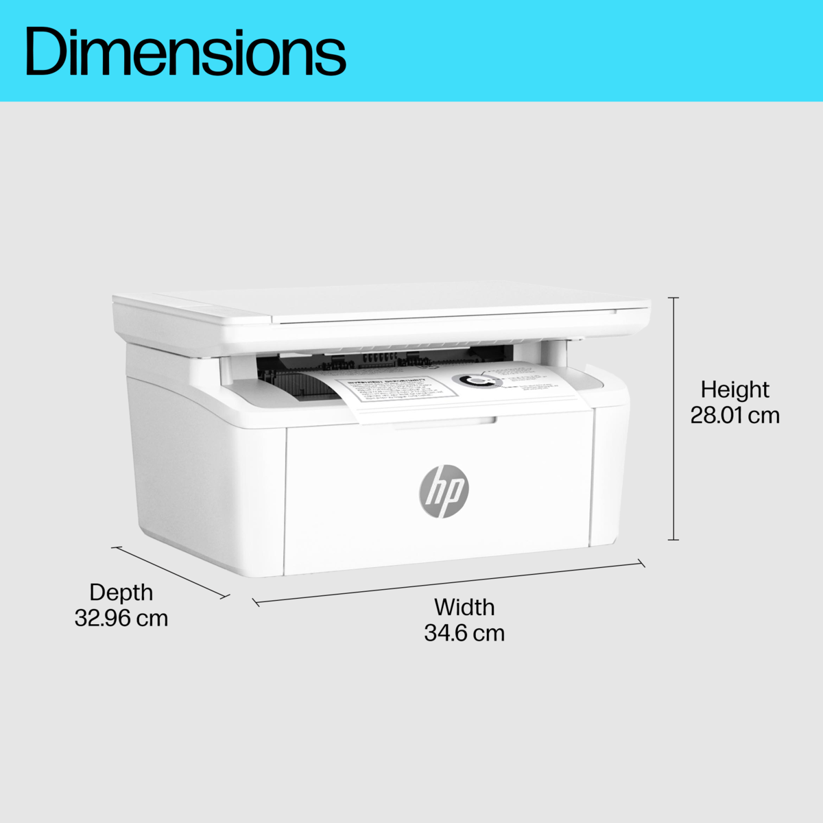 slide 1 of 20, show larger image, hp laserjet mfp m140w printer