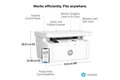 slide 6 of 18, zoom in, hp laserjet mfp m140we printer