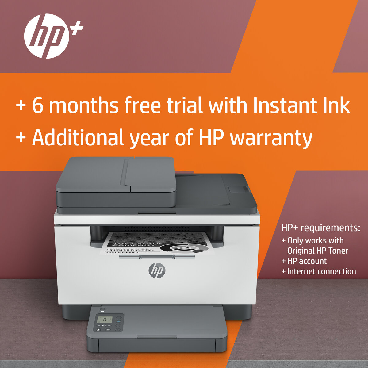 slide 1 of 18, show larger image, hp laserjet mfp m234sdwe printer