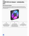 OMEN 120mm Fan - Single Pack Black