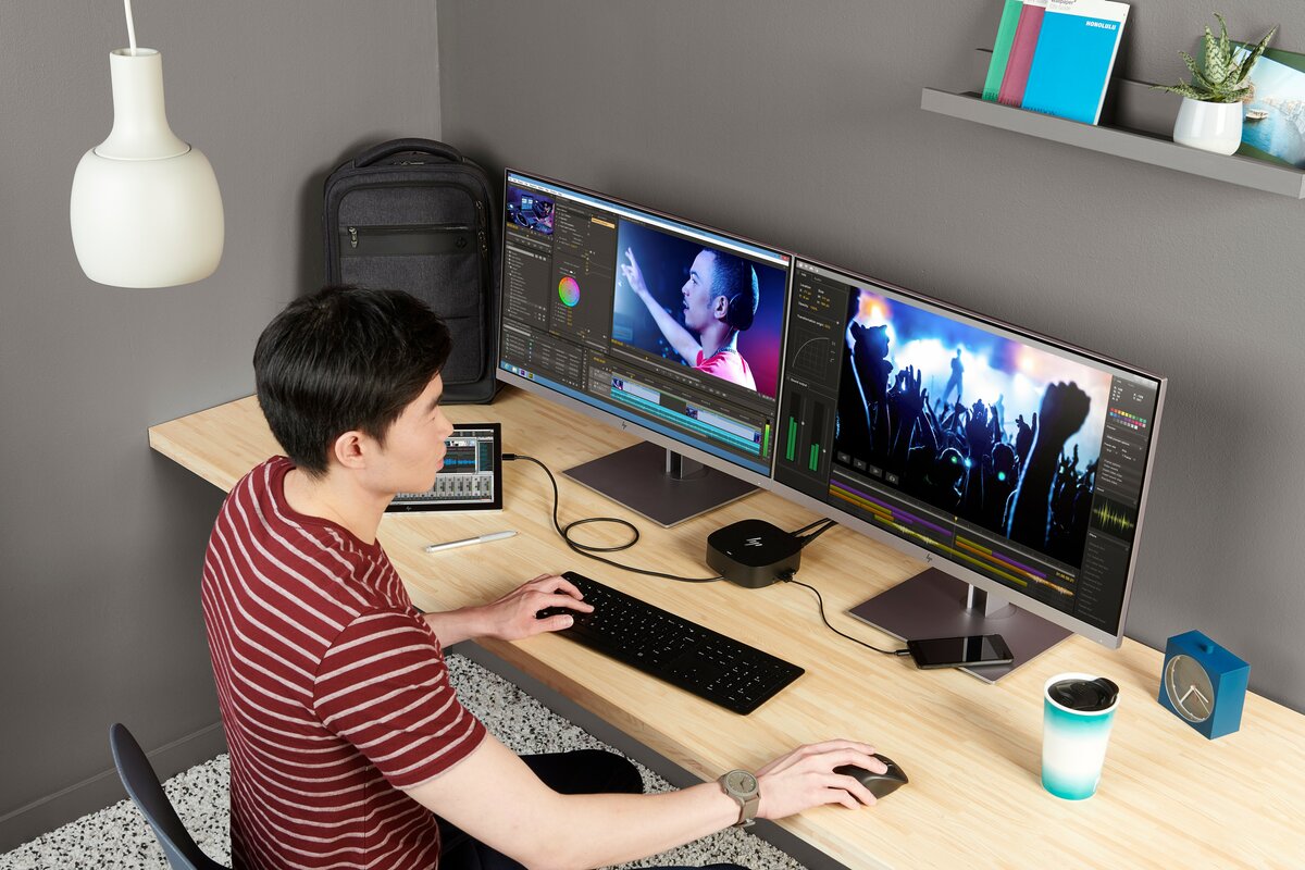 slide 3 of 9, show larger image, hp usb-c-dokk g5