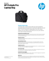 HP Prelude Pro Laptop Bag Datasheet (English)