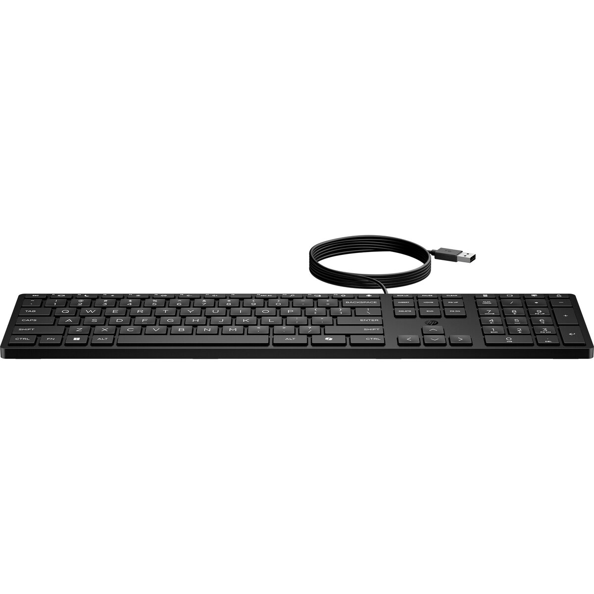 folie 1 von 8, vergrößern, hp 320k-tastatur für desktop-pc, kabelgebunden