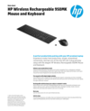 HP Wireless Rechargeable 950MK Mouse and Keyboard (English)