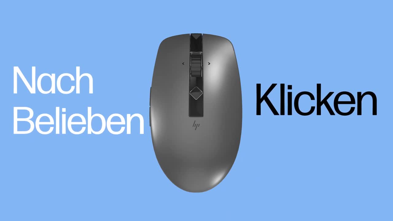 folie 1 von 20, vergrößern, product demo video for hp 715 rechargeable multi-device mouse (black) - german