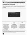 HP 475 Dual-Mode Wireless Keyboard