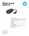 HP USB-C to RJ45 Adapter G2 (English)