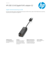 HP USB 3.0 to Gigabit RJ45 Adapter G2