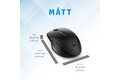 HP 435 Multi-Device Wireless Mouse - Dimensions - Swedish {sv_SE}