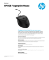 HP USB Fingerprint Mouse (English)
