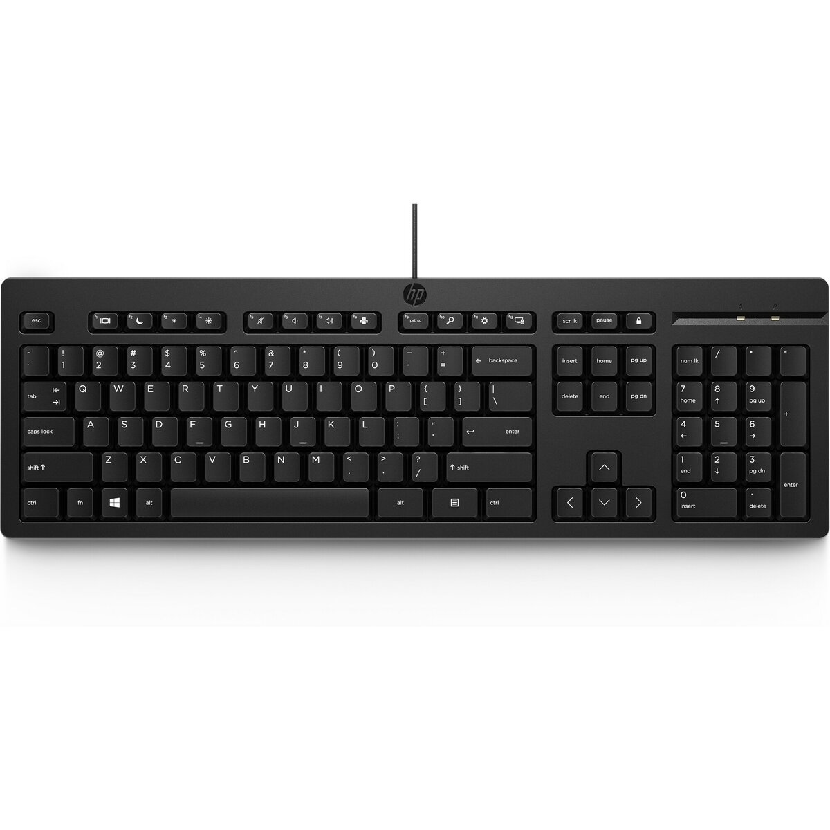 folie 1 von 9, vergrößern, hp 125 kabelgebundene tastatur