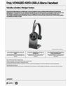 Poly Voyager 4310 USB-A Headset +BT700 dongle