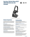 Poly Savi 7310-M Office DECT 1880-1900 MHz Single Ear Headset
