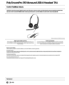 Poly EncorePro 310 Monaural USB-A Headset TAA