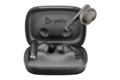 slide {0} of {1}, zoom in, Poly Voyager Free 60 UC Carbon Black Earbuds +BT700 USB-C Adapter +Basic Charge Case