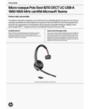 Poly Savi 8210 UC Microsoft Teams Certified DECT 1880-1900 MHz USB-A Headset