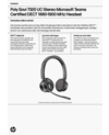 Poly Savi 7320 UC Stereo Microsoft Teams Certified DECT 1880-1900 MHz Headset