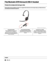 Poly Blackwire 3215 Monaural USB-A Headset