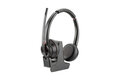 slide {0} of {1}, zoom in, Poly Savi 8220 Stereo DECT 1880-1900 MHz Top + opladningsgaffel