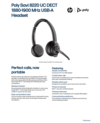 Poly Savi 8220 UC DECT 1880-1900 MHz USB-A Headset