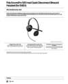 Poly EncorePro 520 with Quick Disconnect Binaural Headset (for EMEA)