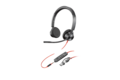 slide {0} of {1}, zoom in, Poly Blackwire 3325 Stereo USB-C Headset +3.5mm Plug +USB-C/A Adapter