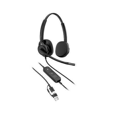 HP Poly Mission 425 Stereo USB Wired Headset (Bulk)
