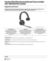Poly Savi 7410 OFFICE - øret / Erhverv Certified Teams trådløs aktiv - sort headset series (8L593AA#ABB) - på Microsoft - - - - Savi for 7400 eShop - DECT | støjfjerning | Atea Bluetooth
