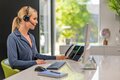 slide 4 of 10, zoom in, poly voyager 4310 usb-a headset +bt700 dongle