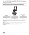 Poly Savi 7310 UC Monaural DECT 1880-1900 MHz Headset