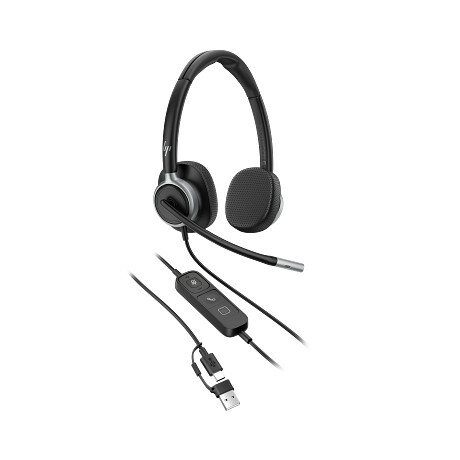HP Poly Mission 625 Stereo USB Wired Headset (Bulk)
