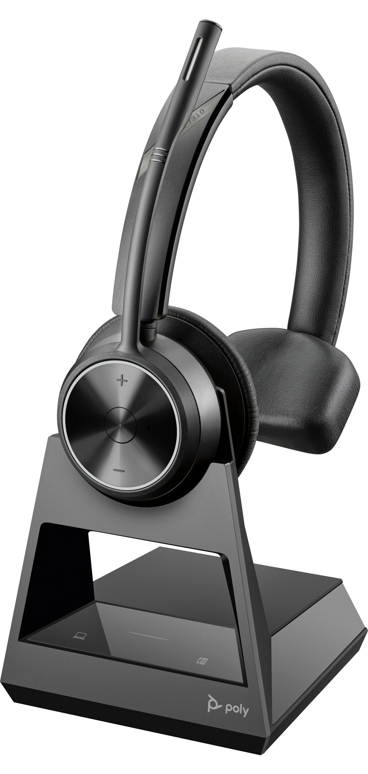 folie 1 von 2, vergrößern, poly savi 7310 office dect 1880-1900 mhz ein-ohr-headset
