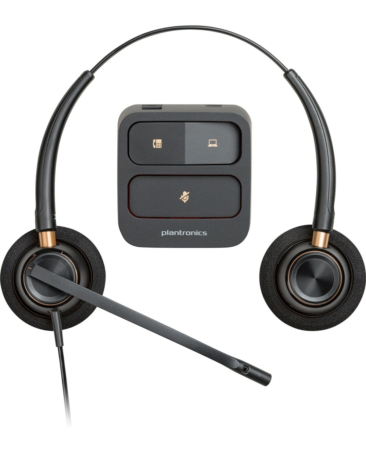 folie 1 von 3, vergrößern, poly encorepro 520 binaurales headset + quick disconnect