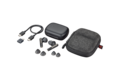 slide {0} of {1}, zoom in, Poly Voyager Free 60 UC Carbon Black Earbuds +BT700 USB-C Adapter +Basic Charge Case
