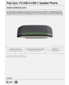 Poly Sync 10 USB-A USB-C Speaker Phone