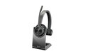 slide {0} of {1}, zoom in, Poly Voyager 4310 UC Monoheadset +BT700 USB-A-adapter + bordoplader