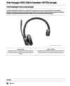 Poly Voyager 4310 USB-A Headset +BT700 dongle