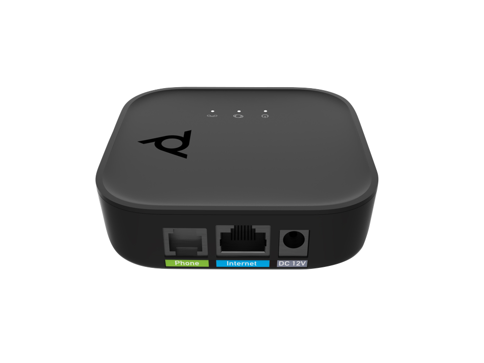 folie 2 von 2, vergrößern, poly ata 400 1fxs voice port voip-adapter mit open sip und netzteil