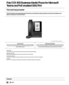 Poly CCX 400 Business Media Phone for Microsoft Teams and PoE-enabled GSA/TAA